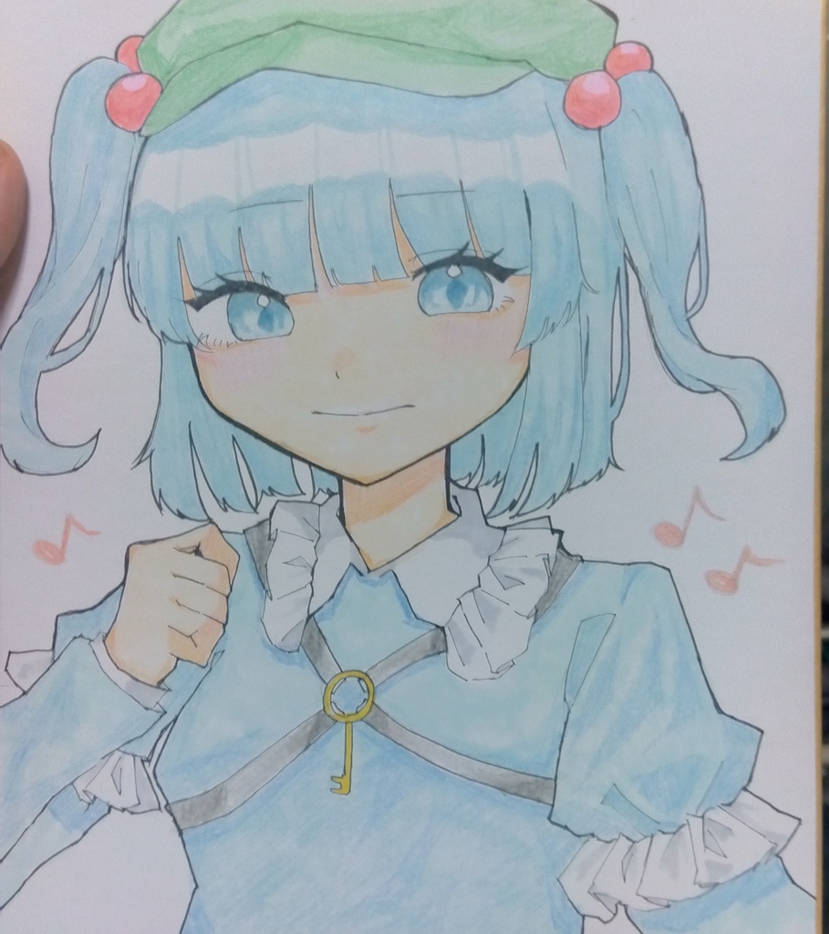 にとりちゃん中色紙
