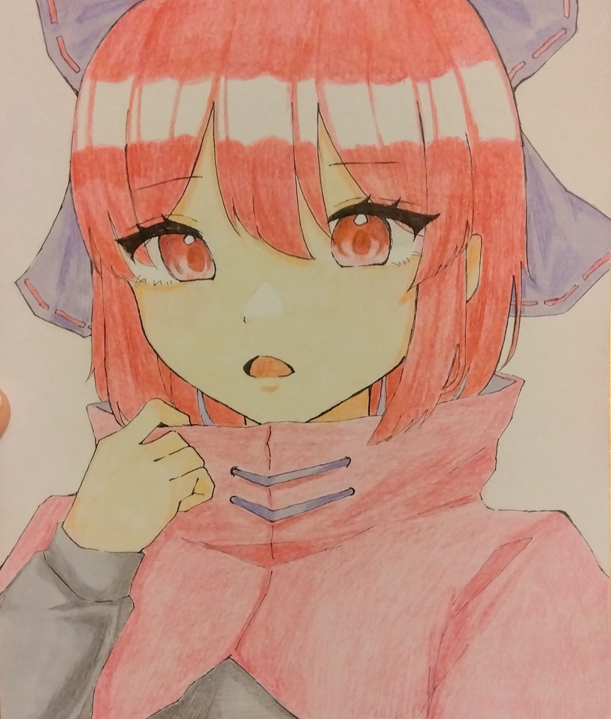 赤蛮奇ちゃん中色紙