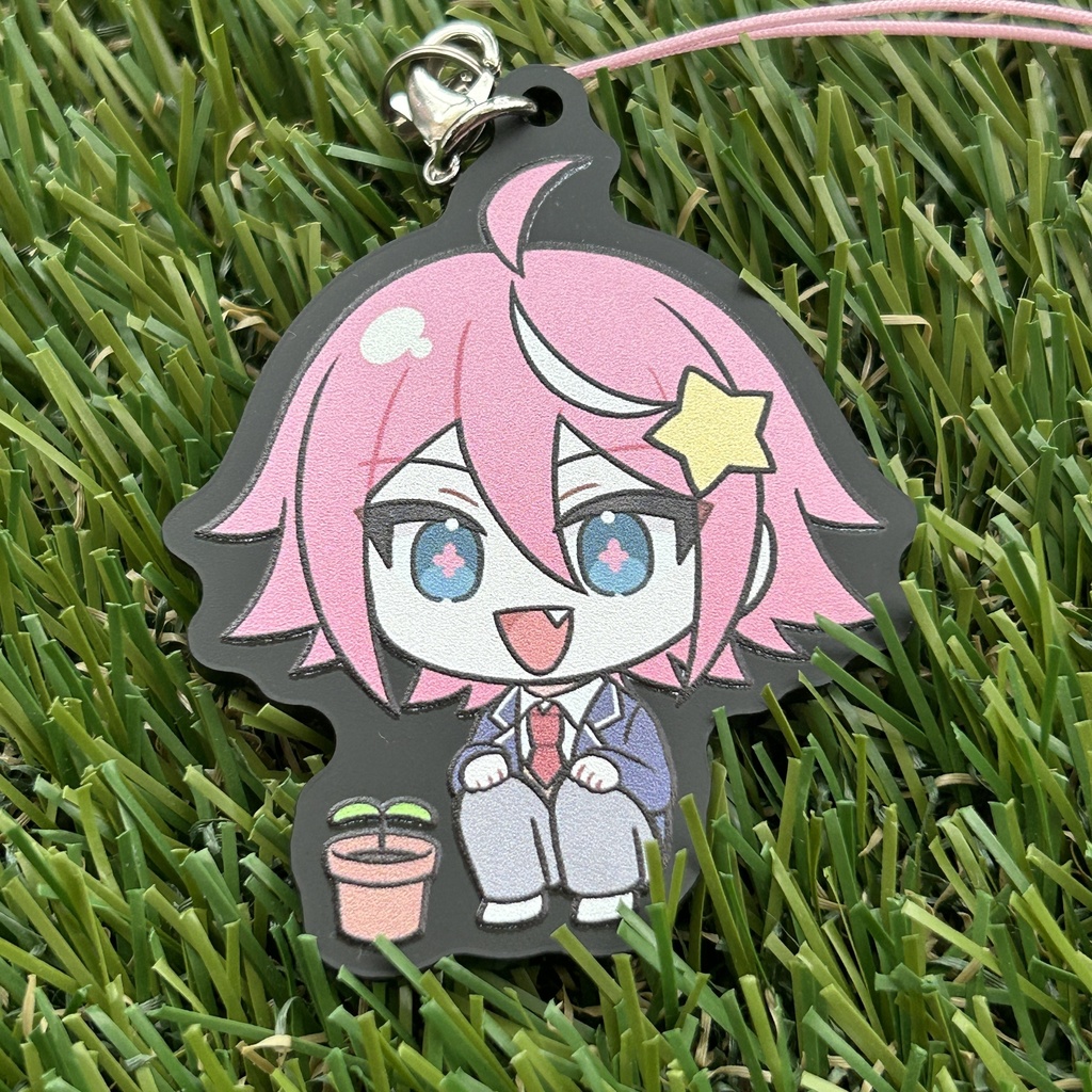 南星ぽぽラバスト風アクリルストラップ