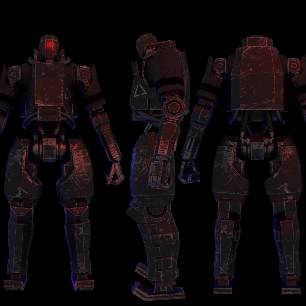 オリジナル3Dモデル「FEH(FullExtendedHuman)」