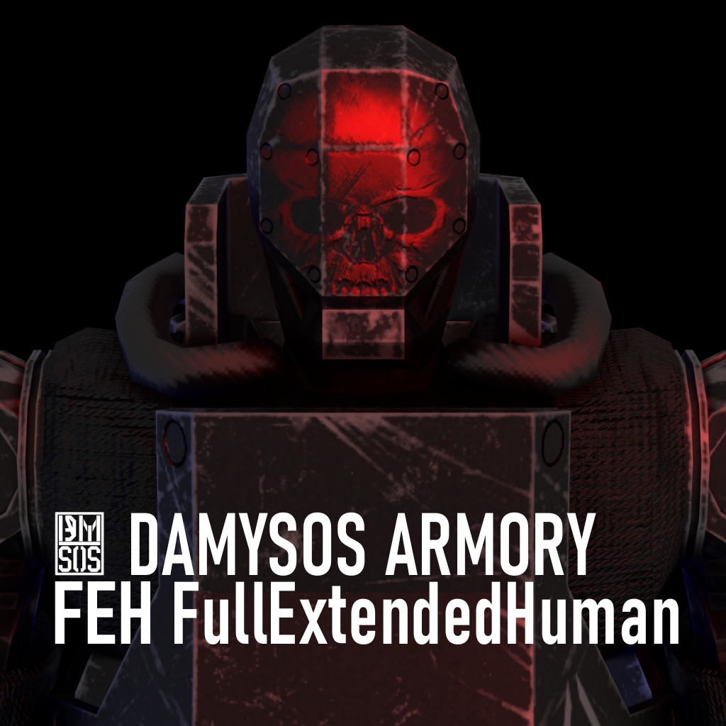 オリジナル3Dモデル「FEH(FullExtendedHuman)」