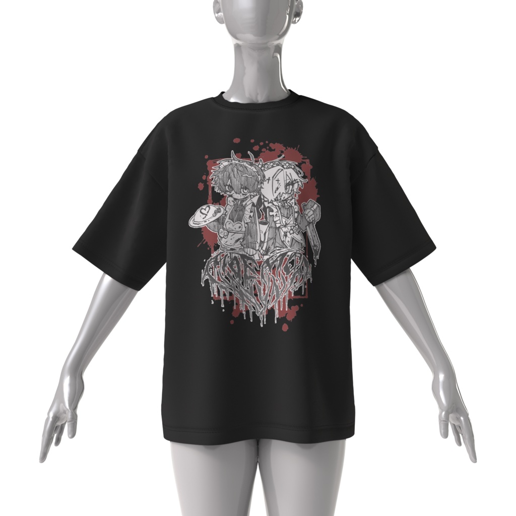 かもづきコラボTシャツBOOTH版