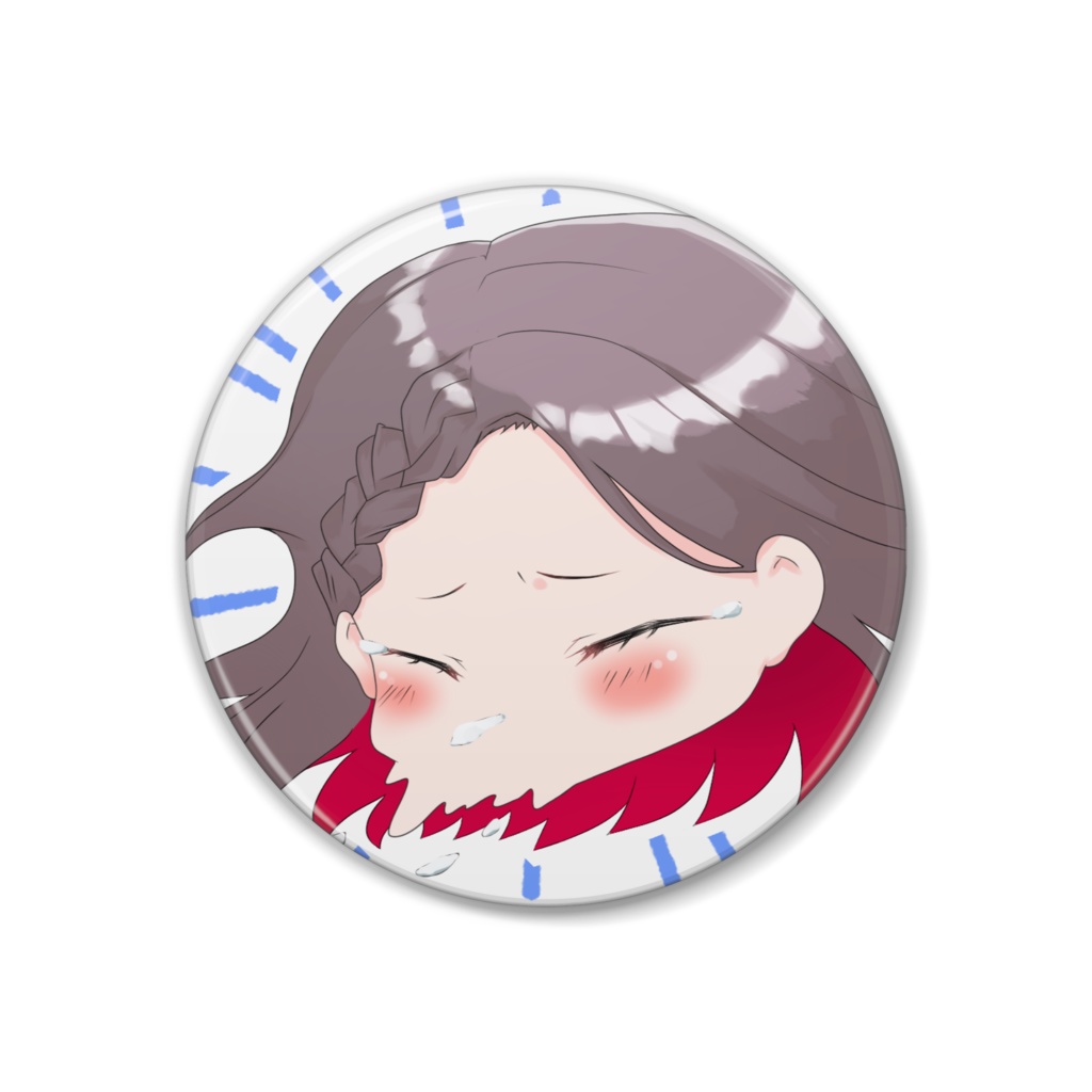 缶バッジ（唯野きずな 「くしゃみ」）