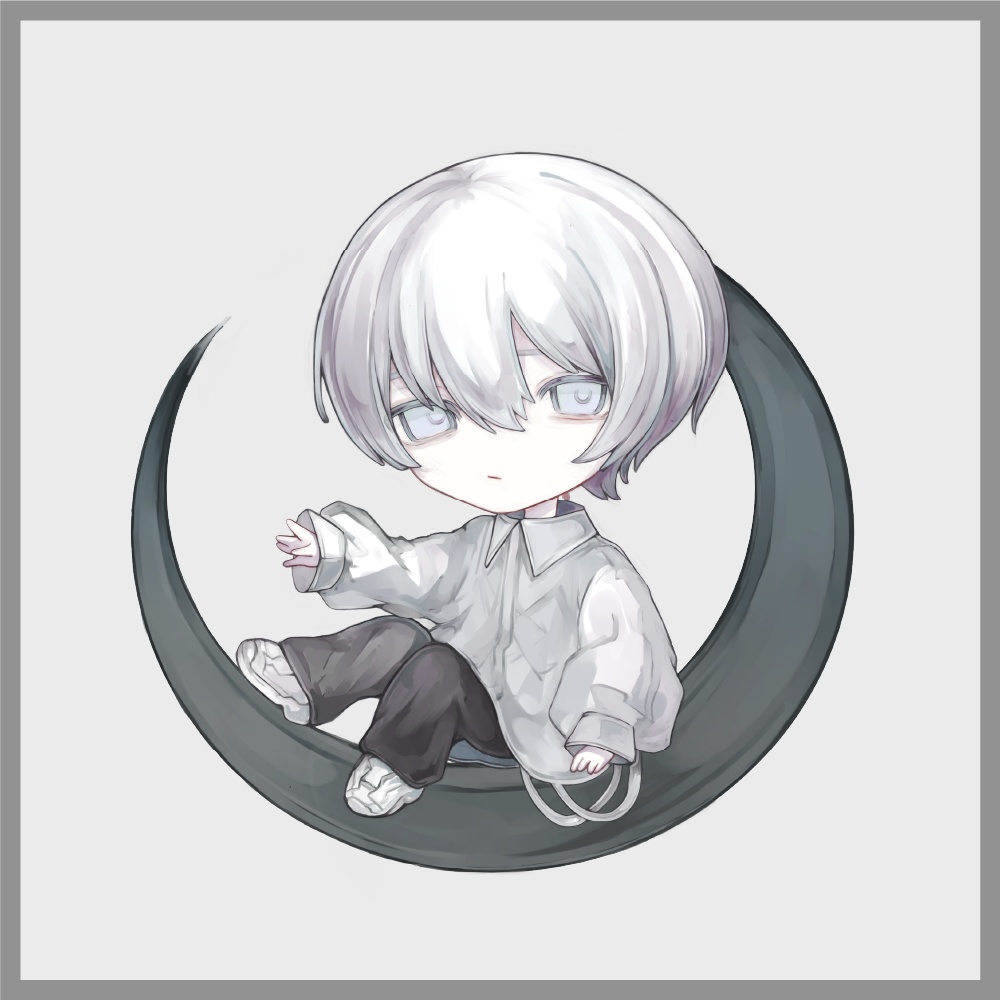 【white night】Acrylic Keyholder