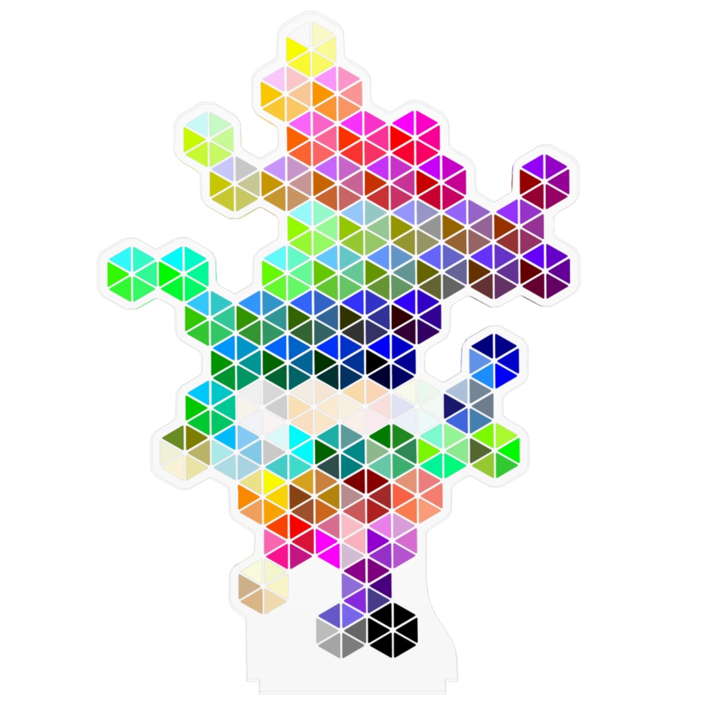 RGB Color Chart/アクリルフィギュア