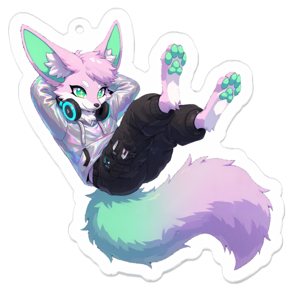 Chill Fox アクリルキーホルダー