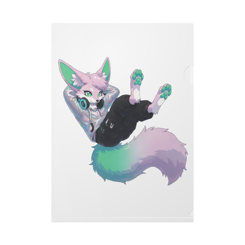 Chill Fox クリアファイル - A4