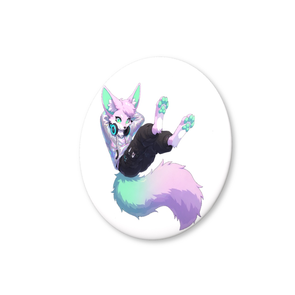 Chill Fox 缶バッジ