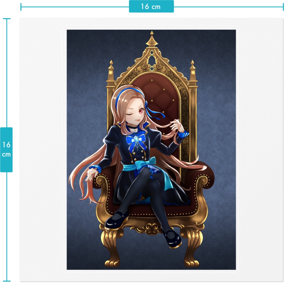 【碧衣リン2周年記念】ステッカー-リンちゃん