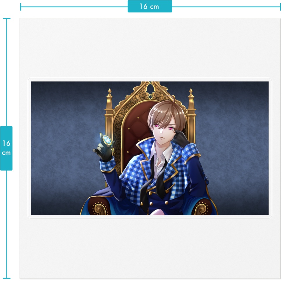 【碧衣リン2周年記念】ステッカー-リンくん