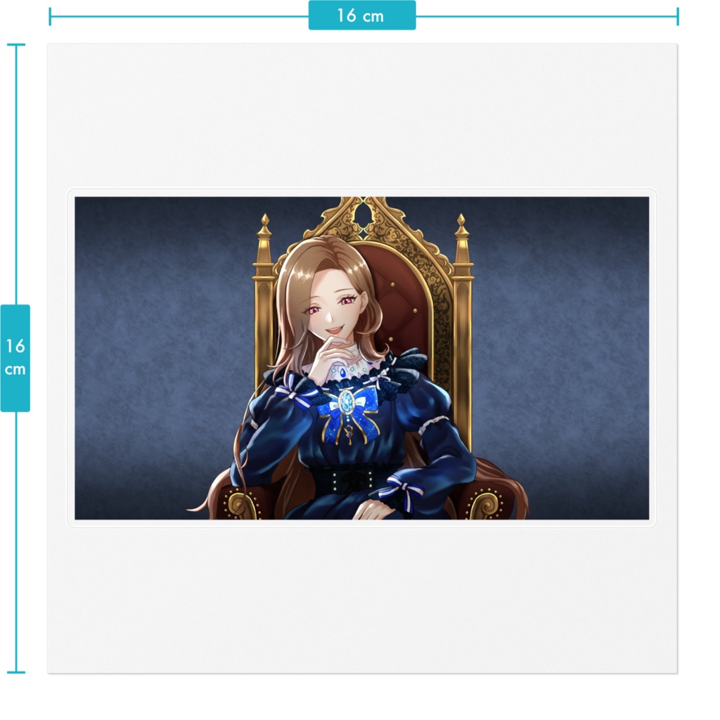 【碧衣リン2周年記念】ステッカー-レディ