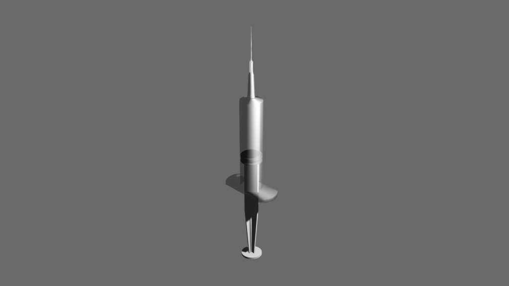 【3Dモデル】注射器(.fbx形式有)