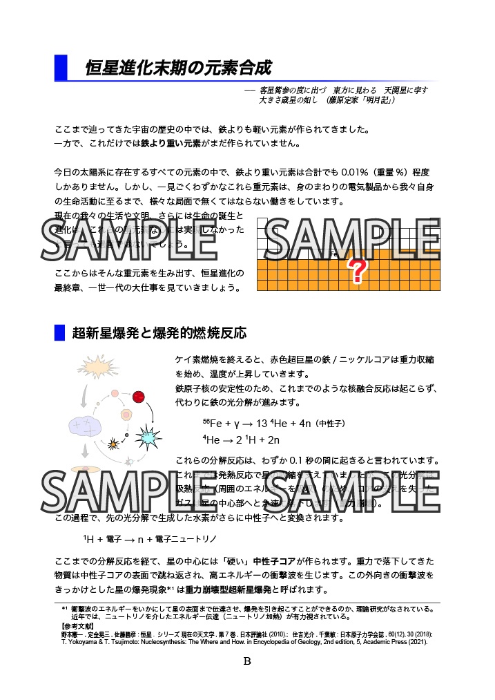 138億年クッキング -元素の作り方-