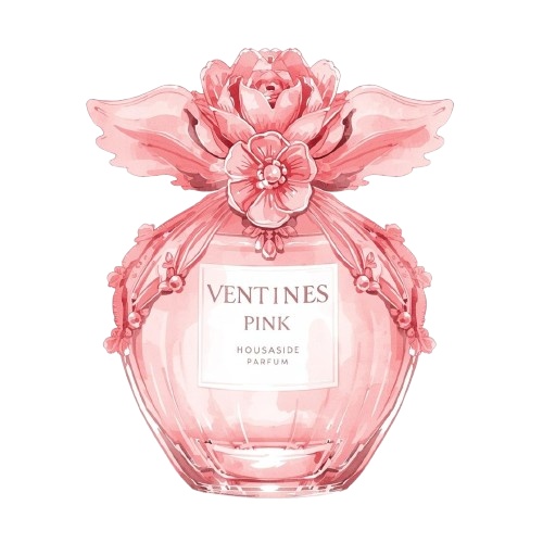 水彩画風ピンク系Fashionシリーズ10点・PNG背景透過