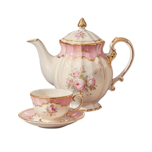 ヨーロッパ風キッチンの水彩クリップアートセット(全10点・PNG)