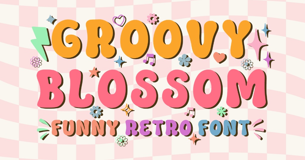Groovy Blossom Font