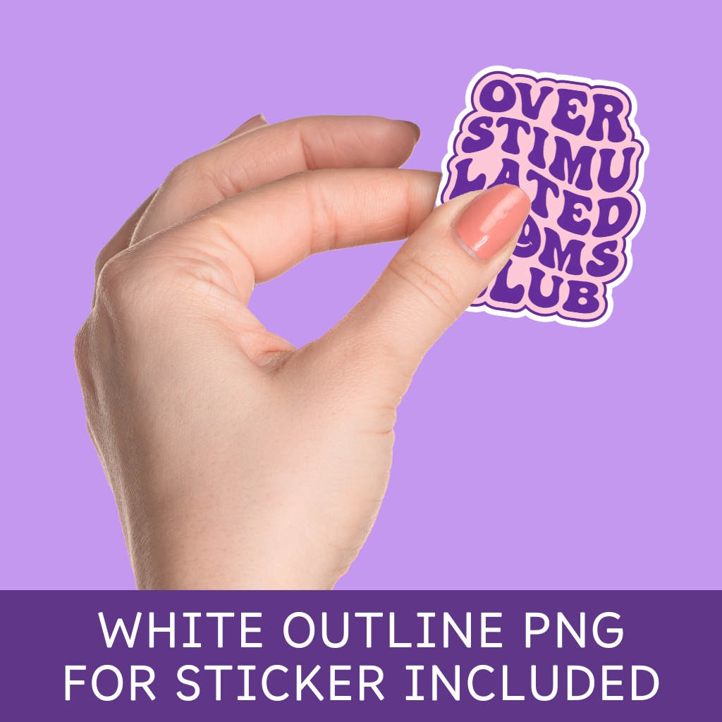 Overstimulated Moms Club Design (母の日デザイン)