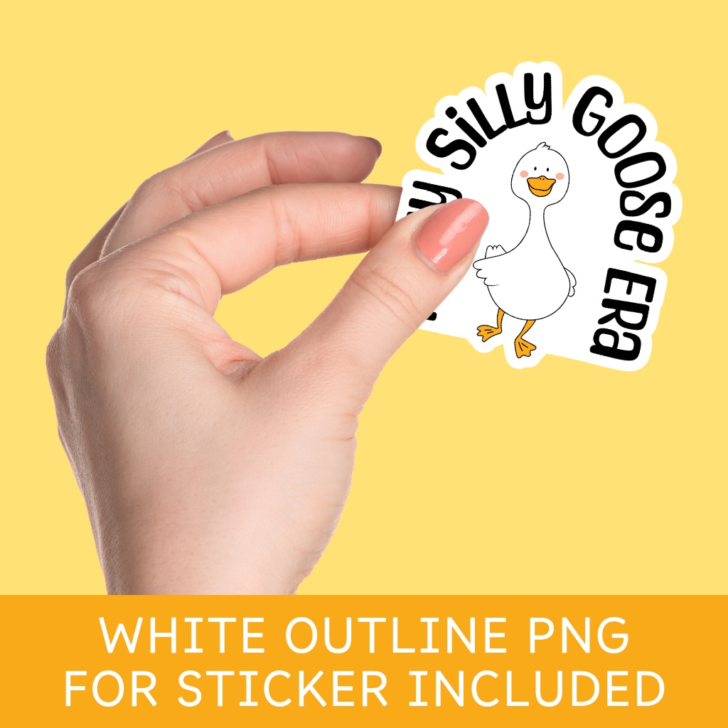 In My Silly Goose Era PNG (バカなガチョウ)