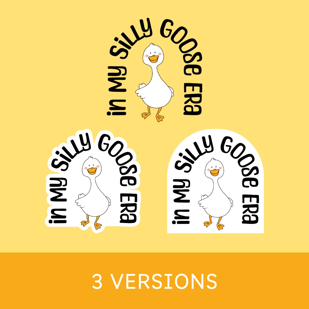 In My Silly Goose Era PNG (バカなガチョウ)