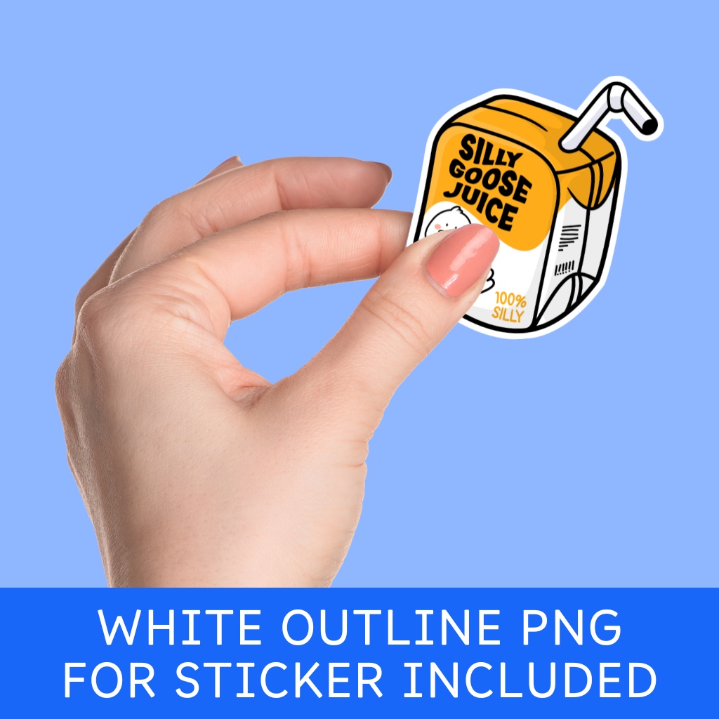 Silly Goose Juice 100% PNG Design (シリー・グース・ジュース・デザイン)