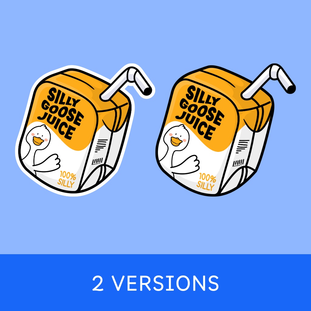 Silly Goose Juice 100% PNG Design (シリー・グース・ジュース・デザイン)