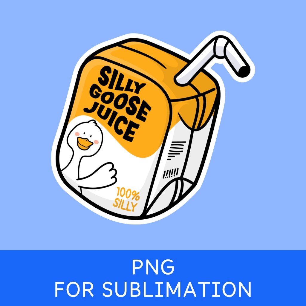 Silly Goose Juice 100% PNG Design （シリー・グース・ジュース・デザイン）