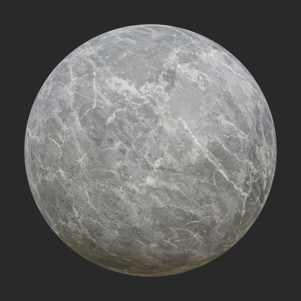 【無料テクスチャ有】灰色の岩肌マテリアル・Substance Designerプロジェクトファイル