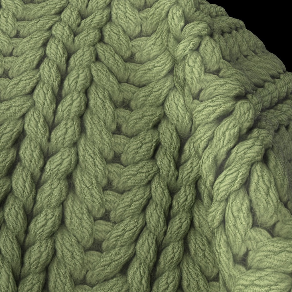 【無料】もこもこニットのマテリアル【SBSAR, SBS有】