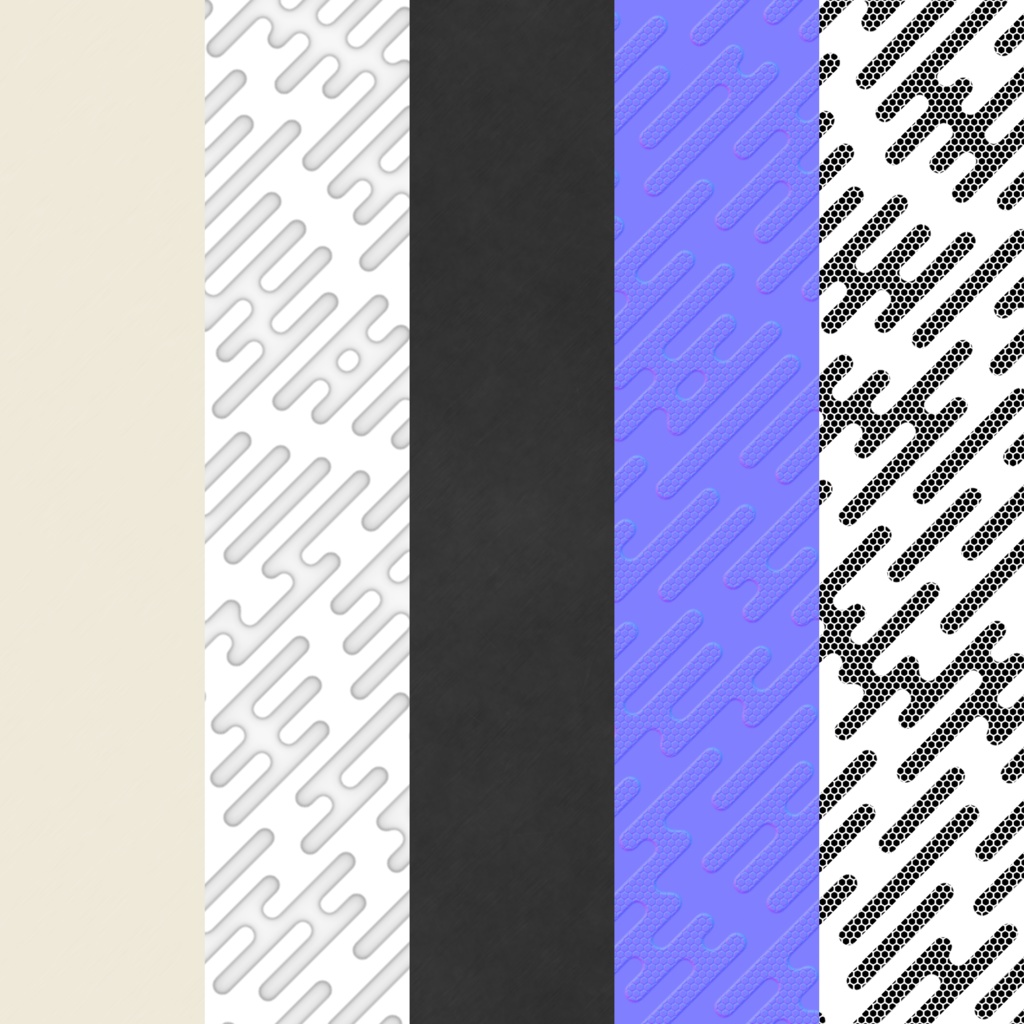 【無料】金属プレートのマテリアル【SBSAR, SBS有】