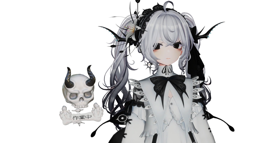 【SALE】スカル使い魔【浮遊ペット】
