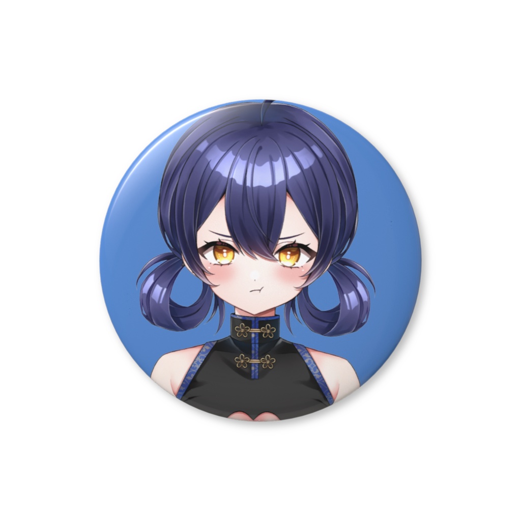 海月蓮 缶バッジ【おこ】