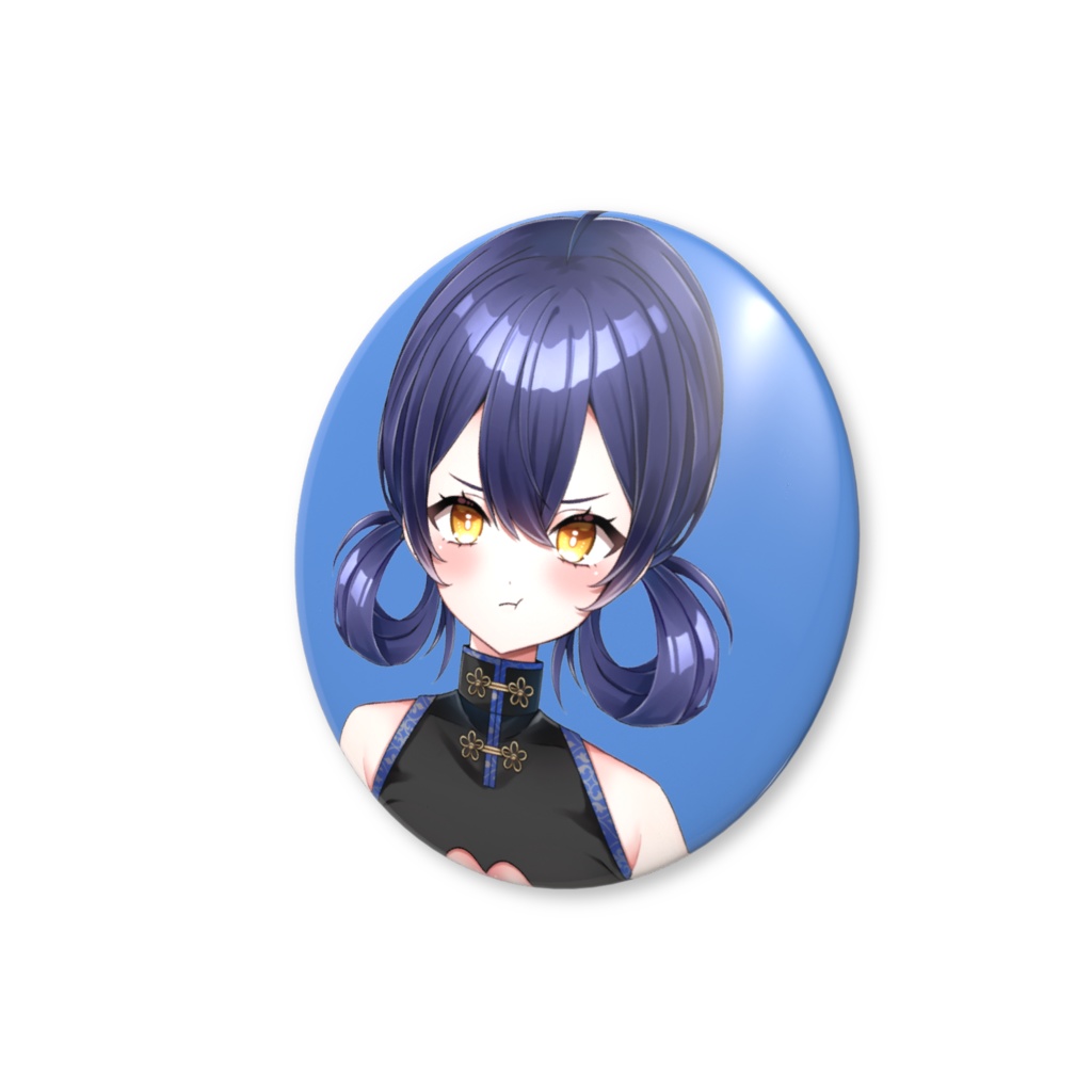 海月蓮 缶バッジ【おこ】