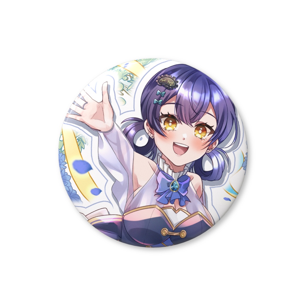 海月蓮 缶バッジ【1周年記念】