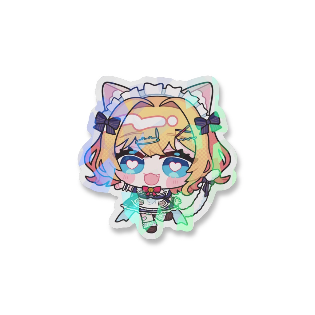 ホログラムステッカー 中(にゃんにゃん)