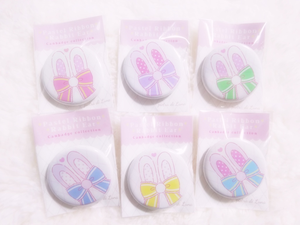 🎀【SALE】うさみみりぼん♡缶バッジ