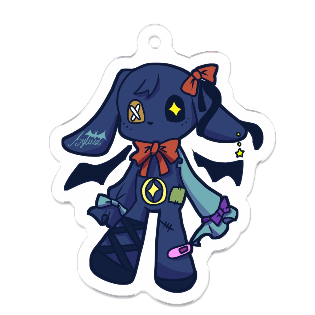 シルビア風 兎ぬいぐるみ アクキー サインありver