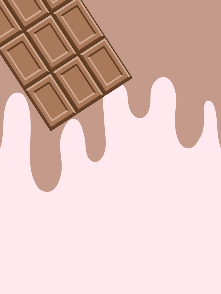 【フリー】おはV素材・バレンタイン/チョコレート風