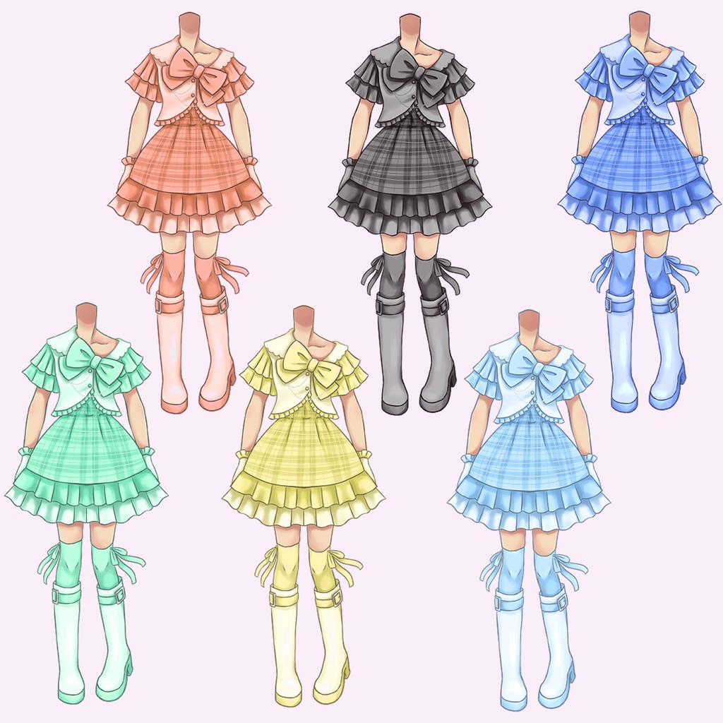 【フリー】アイドル衣装・着せ替え