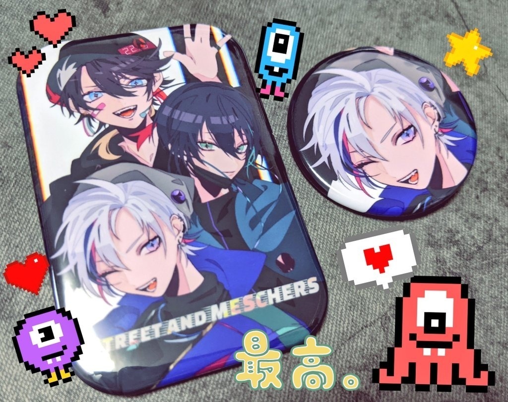 STREET⚡MESCHERS 缶バッチ!