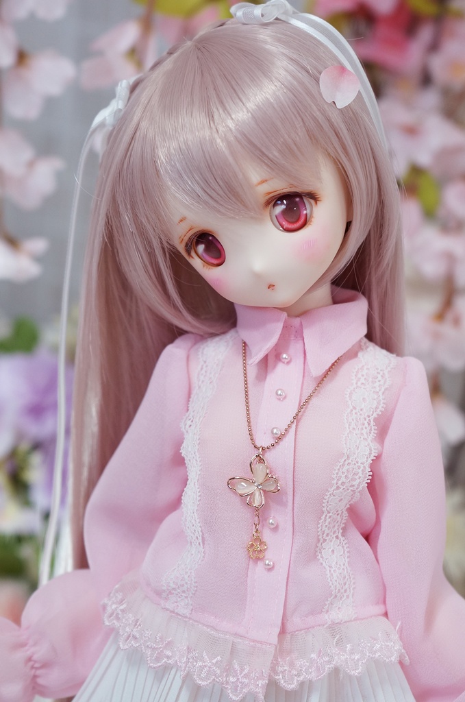 【MDD】蝶と桜のネックレス