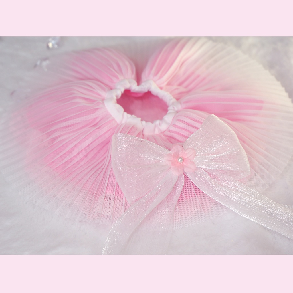 春のプリーツスカート(ピンク)