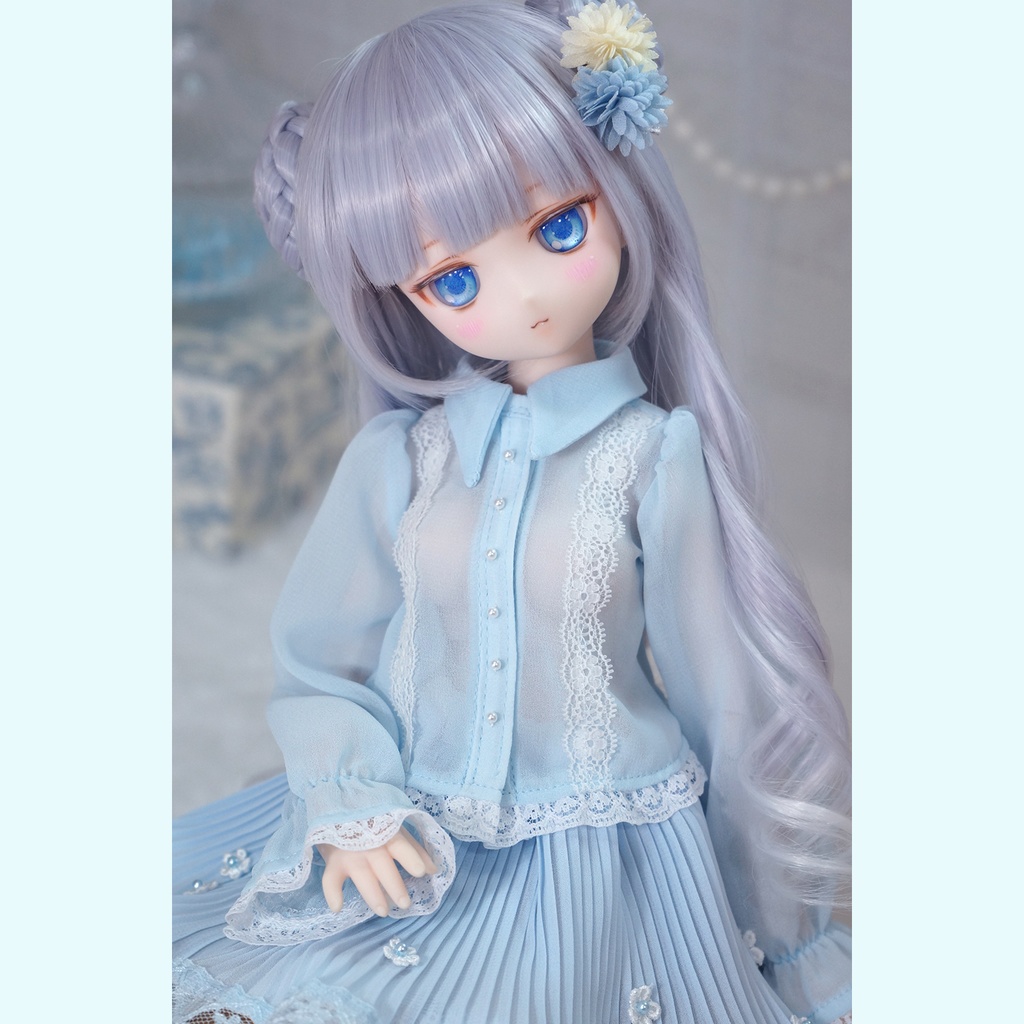 【MDD】ブラウス(水色)