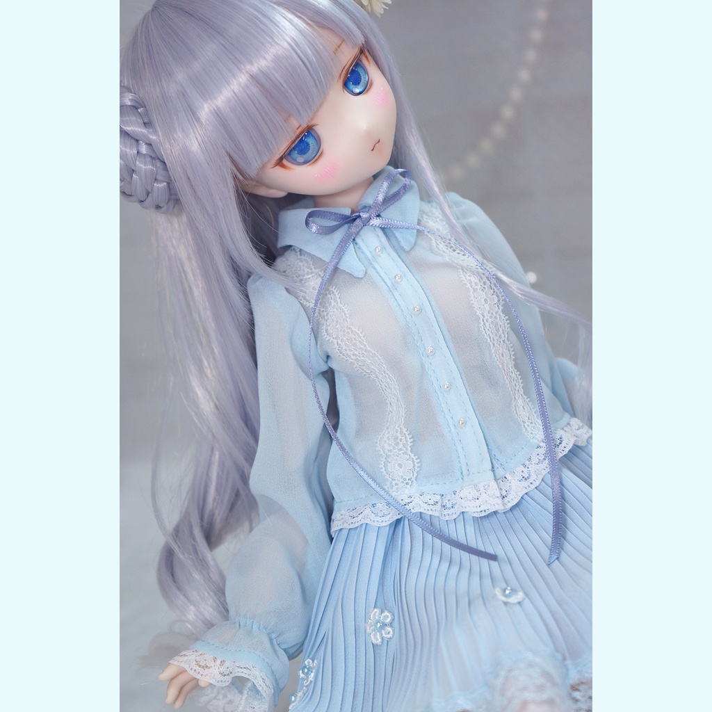 【MDD】ブラウス(水色)