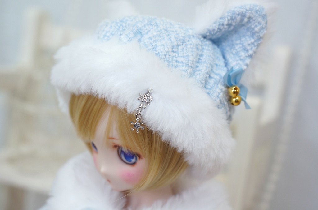 雪ねこドレス(MDDサイズ)