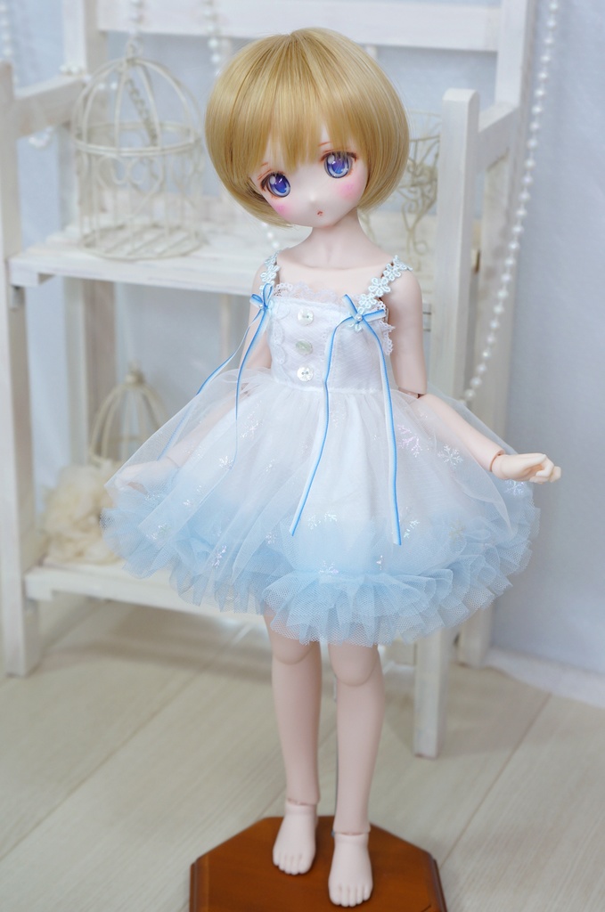 雪ねこドレス(MDDサイズ)