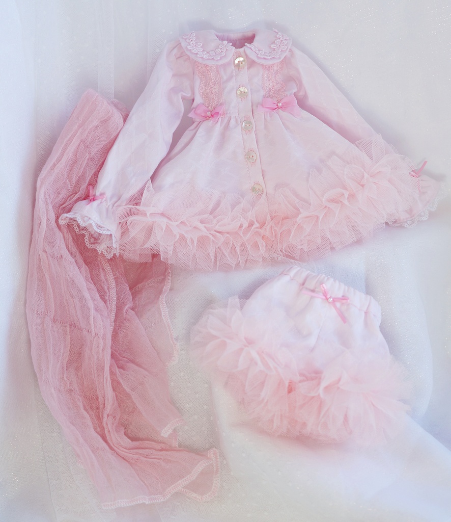 さくら色ワンピースセット(MDDサイズ)