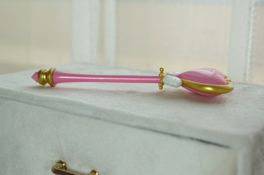 ハートと翼の杖(ドールサイズ)