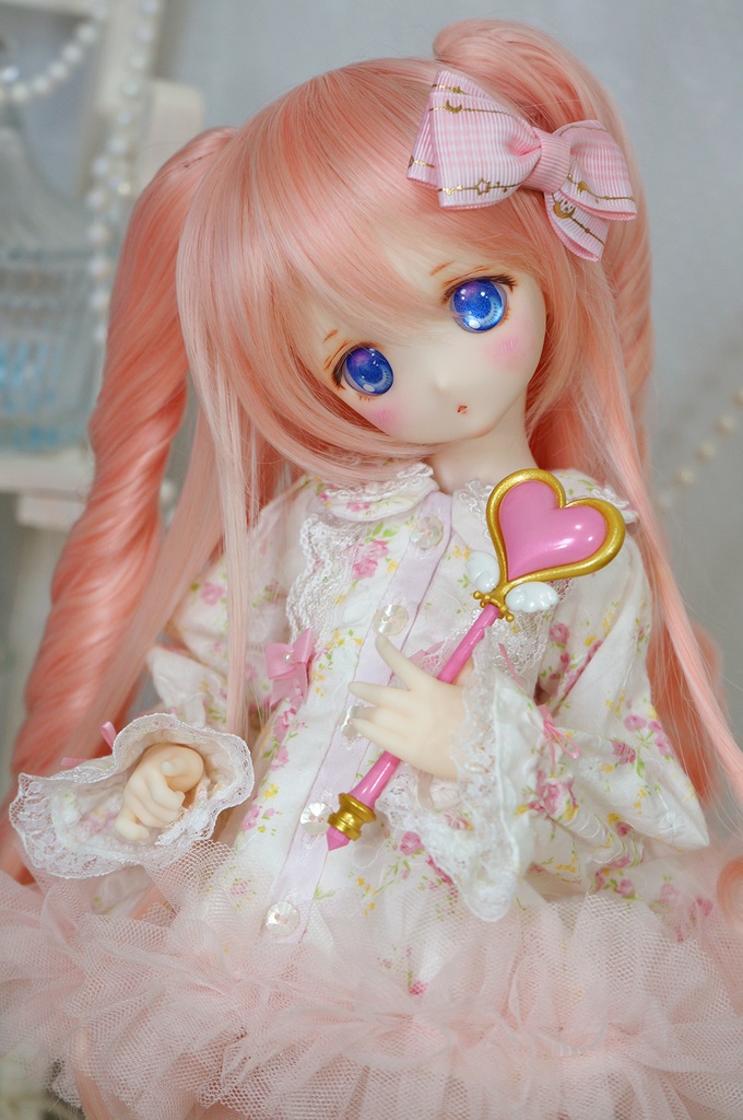 ハートと翼の杖(ドールサイズ)