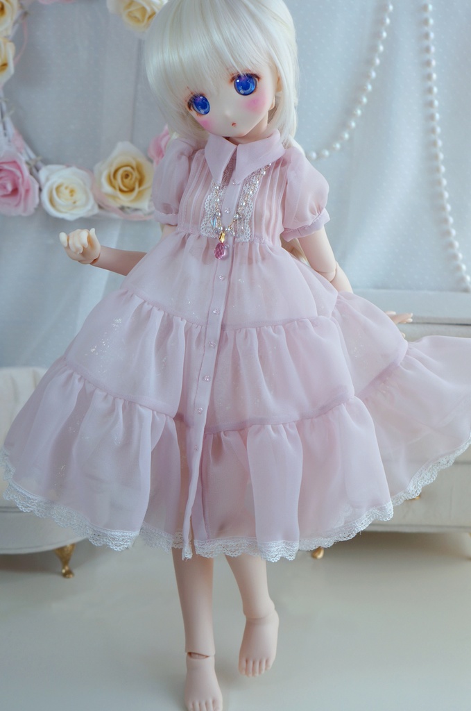 シフォンワンピース【MDDサイズ】