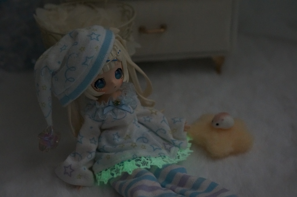 光るお星さまパジャマ【ピンク】【1/8サイズ】